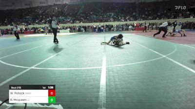 80 lbs Quarterfinal - Westin Pollock, Owasso Junior High vs Bryson Mcqueen, Lincoln Christian