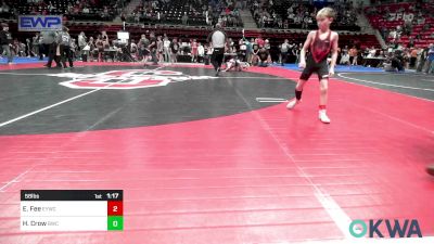 58 lbs Quarterfinal - Ezekiel Fee, Enid Youth Wrestling Club vs Hunter Crow, Berryhill Wrestling Club