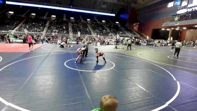 100 lbs Semifinal - William Apodaca, Riverton USA WC vs Isaac Kosmann, Cody WC