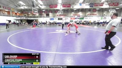 157 lbs Cons. Semi - Cael Palmer, Grand View (Iowa) vs Christian Stanek, Unattached Iowa State