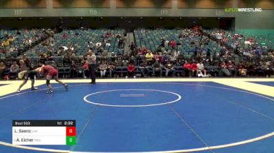 141 lbs Quarterfinal - Lawrence Saenz, Unattached vs Austin Eicher, Michigan State