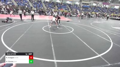 130 lbs Consi Of 8 #2 - Randy Aragon, Crowley County vs Huntley Duran, Centauri Middle School