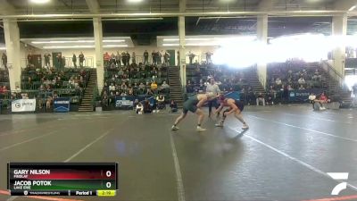 165 lbs Quarterfinal - Jacob Potok, Lake Erie vs Gary Nilson, Findlay