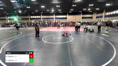 66 lbs Quarterfinal - Karson Smith, Nebraska Boyz vs Elijah Jarvis, Team Real Life