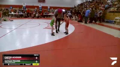 48-49 lbs Round 3 - Carter Achziger, Eaton WC vs Nathan Frazier, Junior Bulldogs