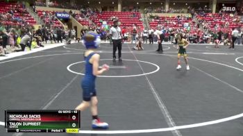 43 lbs 5th Place Match - Nicholas Sacks, Carroll Wrestling Club vs Talon Dupriest, SlyFox