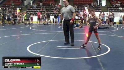 82 lbs Round 2 (6 Team) - Jace Underhill, Belding vs Garrett Whitcher, Ninja Killer