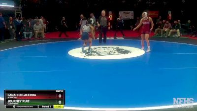 110 lbs 3rd Place Match - Sarah DeLaCerda, Alamosa vs Journey Ruiz, Columbine