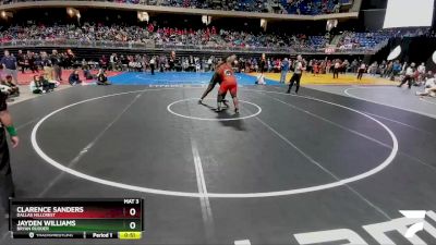 5A 285 lbs 3rd Place Match - Clarence Sanders, Dallas Hillcrest vs Jayden Williams, Bryan Rudder