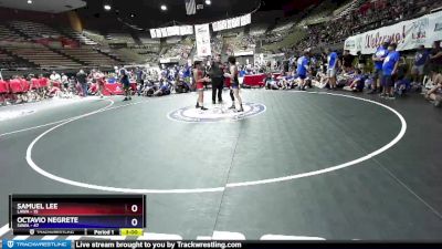 120 lbs Placement Matches (16 Team) - Samuel Lee, LAWA vs Octavio Negrete, SAWA