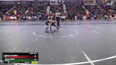 76 lbs Cons. Round 2 - Jesse Boss, Fredonia vs Drace Stupka, MAC