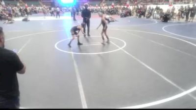 66 lbs Semifinal - Asic Gallegos, Grant County Elite vs Jd Alguire, New Mexico Bad Boyz