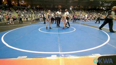 78 lbs Consi Of 8 #2 - Hope Widman, Tuttle Wrestling vs Hayley Bentley, Brushy Wrestling Club