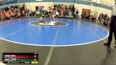 215 lbs Semis & Wb (16 Team) - Kenny Ward, Floyd Central vs James Moss, Columbus East