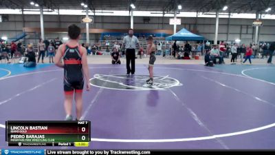 92 lbs Round 4 - Lincoln Bastian, Idaho Gold vs Pedro Barajas, Mountain Man Wrestling Club