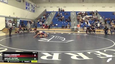 160 lbs 5th Place Match - Diana Cardenas, Bakersfield College vs Hayley Huynh, Mt. San Antonio College