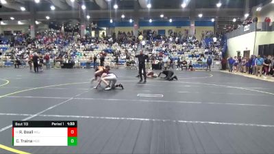 132 lbs Quarterfinal - Ryan Beall, Mount Saint Joseph vs Calvin Traina, Maryland School For The Deaf