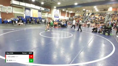 152 lbs Cons. Round 4 - Gabriel Luna, Porterville vs Benjamin Kirk, Royal