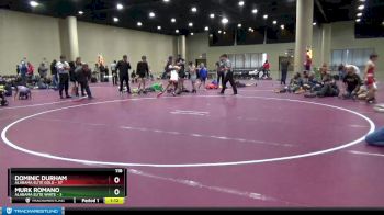 116 lbs Round 4 (6 Team) - Dominic Durham, Alabama Elite Gold vs Murk Romano, Alabama Elite White