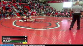 150 lbs Placement Matches (8 Team) - Caleb Cross, Glynn Academy vs Ryan Seeb, Woodward Academy