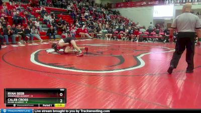 150 lbs Placement Matches (8 Team) - Caleb Cross, Glynn Academy vs Ryan Seeb, Woodward Academy