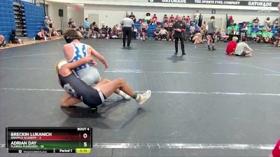 130 lbs Round 2 (6 Team) - Adrian Day, Florida Punishers vs Breckin Lukanich, Grapple Academy