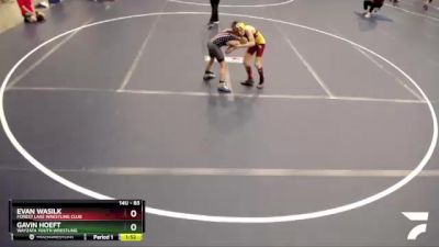 83 lbs Champ. Round 2 - Evan Wasilk, Forest Lake Wrestling Club vs Gavin Hoeft, Wayzata Youth Wrestling