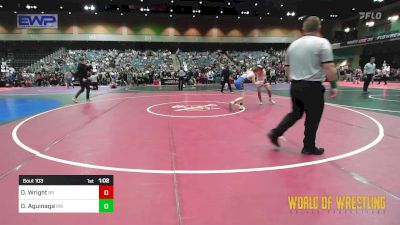 125 lbs Round Of 64 - Dax Wright, Bear River vs Dylan Aguinaga, Red Wave Wrestling