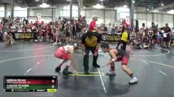 92 lbs Round 2 (6 Team) - Adrian Rojas, Steel Valley Psychos vs Carson Planer, Indiana Outlaws