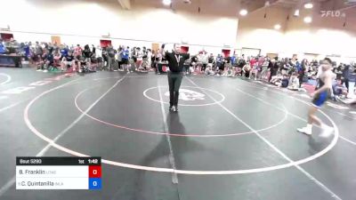 51 kg Rnd Of 32 - Brody Franklin, Long Beach Wrestling Club vs Czar Quintanilla, Inland Northwest Wrestling Training Center