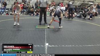 85 lbs Round 5 (6 Team) - Nathanial Sanders, Donahue WA vs Niko Duarte, American Gladiators-Venom