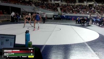 D3-144 lbs Cons. Round 3 - Armando Herring, Poston Butte vs Adam Lloyd, Prescott