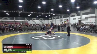 85 lbs Placement Matches (8 Team) - Nico Emili, Gotcha National vs Cohen Reer, Team Ohio (OH)