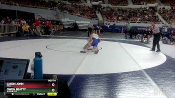 D4-175 lbs Semifinal - Jaxon John, Pima vs Owen Beatty, Joseph City