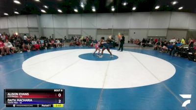 180 lbs Round 2 (8 Team) - Alison Evans, Colorado vs Faith Macharia, Texas Red