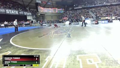 1A 138 lbs 1st Place Match - Wade Tynan, Zillah vs Marcos Torrez, Toppenish