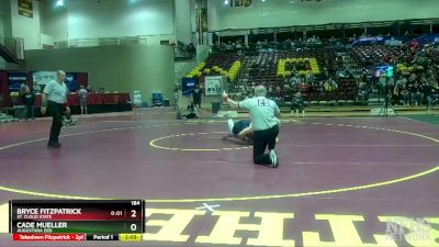 184 lbs Quarterfinal - Bryce Fitzpatrick, St. Cloud State vs Cade Mueller, Augustana (SD)