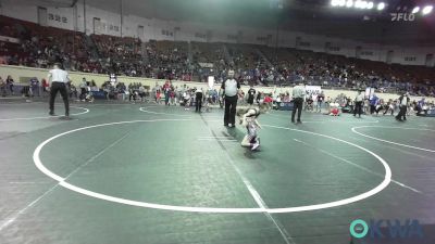 46 lbs Round Of 16 - Mason Hileman, Blue Devil Wrestling vs Axel Bailey-Casey, Piedmont