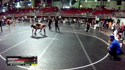 140 lbs Cons. Round 4 - Chase Brady, Independent vs Connor Wurdeman, Iron Hawk Wrestling Academy