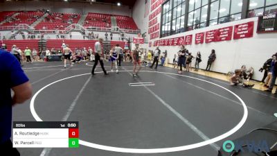 80 lbs Consi Of 4 - Aleks Routledge, Husky Wrestling Club vs Will Parcell, Piedmont