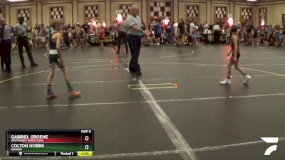 60 lbs Cons. Round 2 - Colton Hobbs, Kraken vs Gabriel Groene, Woodshed Wrestling