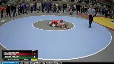 78 lbs Cons. Round 5 - Jeremy Vincent, Myrtle Point Mat Club vs Calvin Averett, Red Devil Mat Club