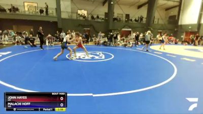 138 lbs Cons. Round 2 - John Hayes, OR vs Malachi Hoff, WA