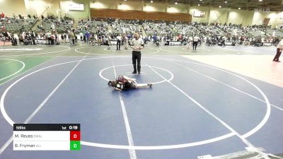 58 lbs Consi Of 8 #2 - Mauricio Reyes, Small Town WC vs Bryson Fryman, All Phase WC