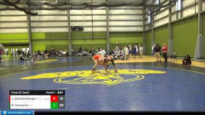 125 lbs Finals (2 Team) - Roberto Camacho, Neosho Community College vs Jett Strickenberger, Northwest Kansas Technical College