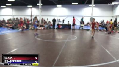 83 lbs Placement Matches (16 Team) - Eli Shea, Connecticut vs Emillio Peterson, Idaho