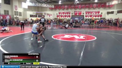 85 lbs Quarterfinal - Kash Romsos, Cameron vs Kallan Koehntop, MAHACA