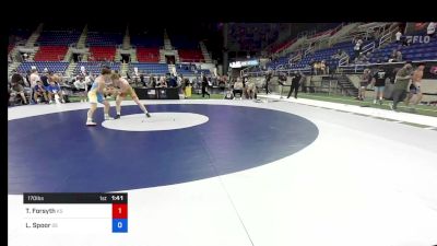 170 lbs Cons 16 #1 - Tad Forsyth, Kansas vs Luke Spoor, Delaware