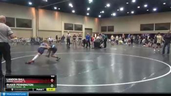 100 lbs Finals (2 Team) - Ruger Pennington, Tennessee Black vs Landon Ball, Indiana Assassins
