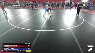 130 lbs Round 1 - Sterling Weller, Wisconsin vs Jayden Stave, Victory School Of Wrestling